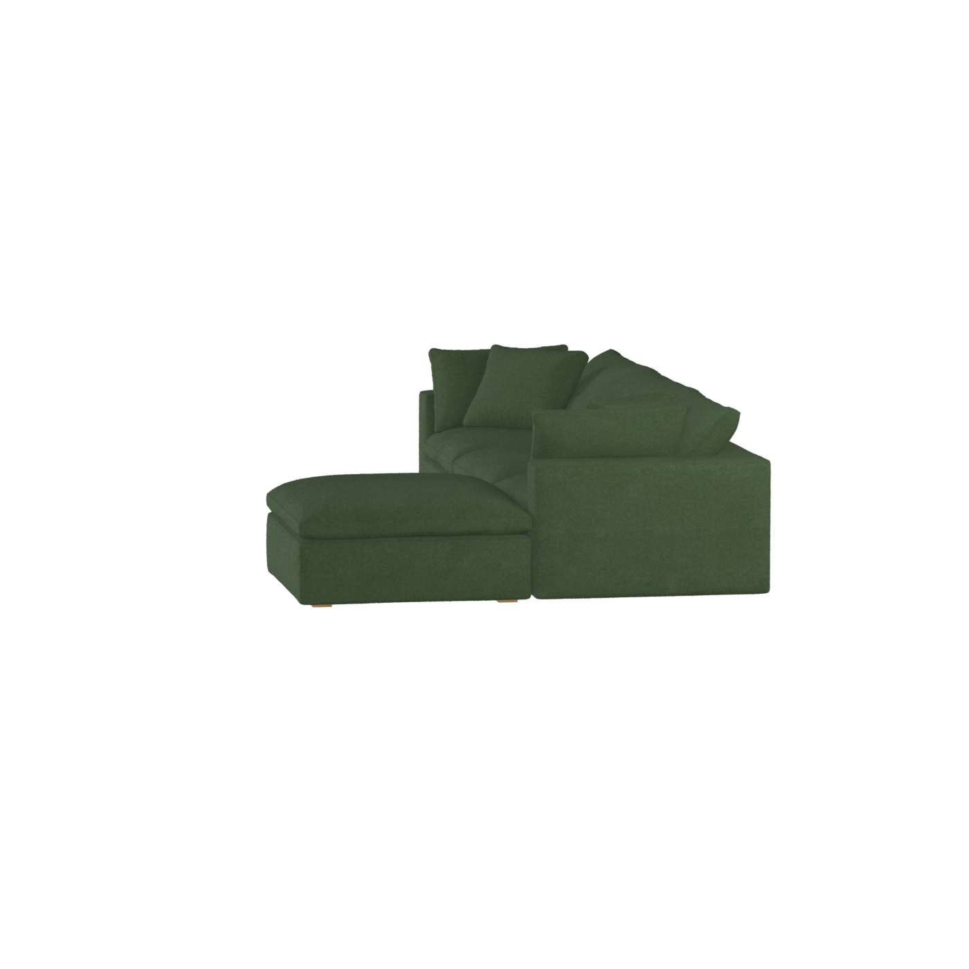 Ari three seater modular corner Sofa With Full Fabric Customisation