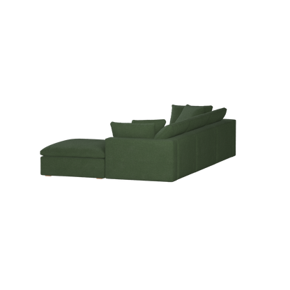 Ari three seater modular corner Sofa With Full Fabric Customisation