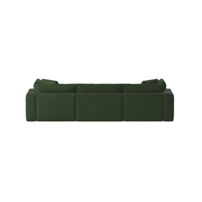 Ari three seater modular corner Sofa With Full Fabric Customisation