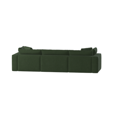 Ari three seater modular corner Sofa With Full Fabric Customisation