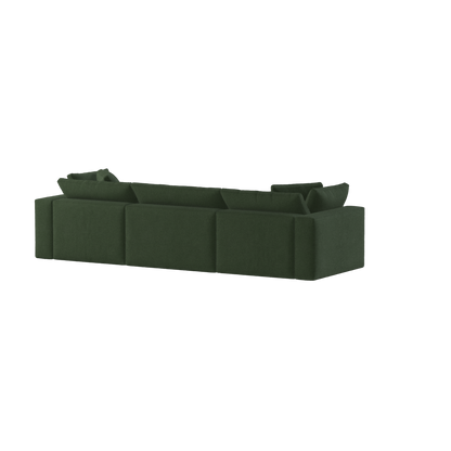 Ari three seater modular corner Sofa With Full Fabric Customisation