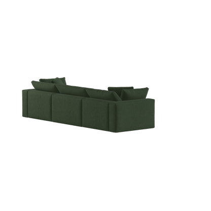 Ari three seater modular corner Sofa With Full Fabric Customisation