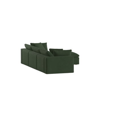 Ari three seater modular corner Sofa With Full Fabric Customisation