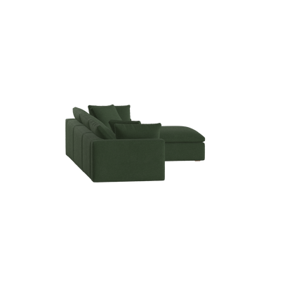 Ari three seater modular corner Sofa With Full Fabric Customisation