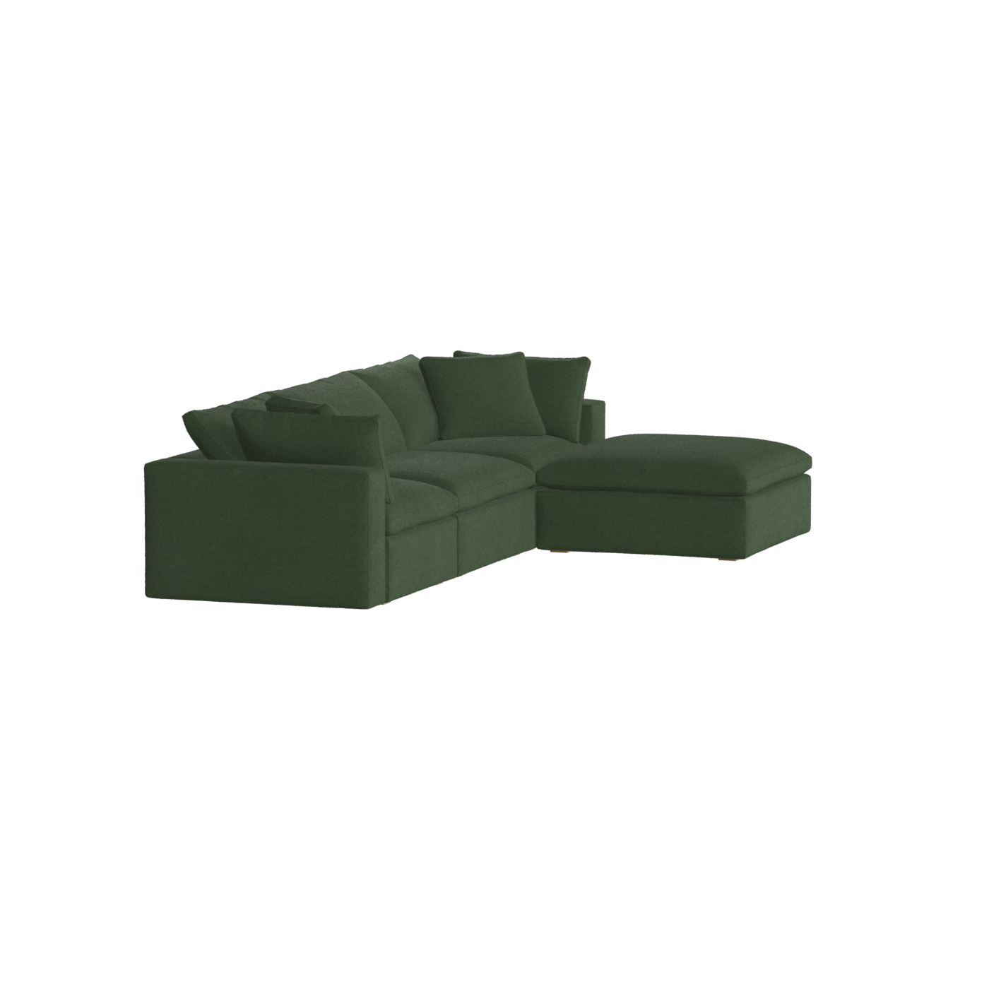 Ari three seater modular corner Sofa With Full Fabric Customisation