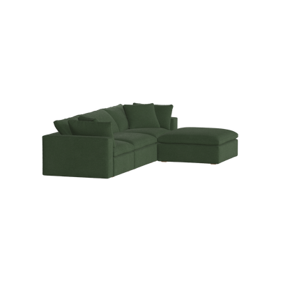 Ari three seater modular corner Sofa With Full Fabric Customisation