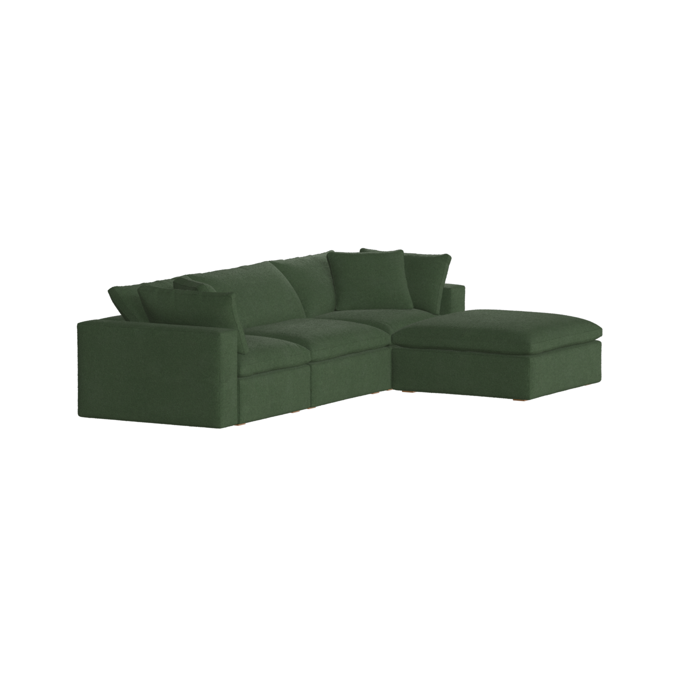 Ari three seater modular corner Sofa With Full Fabric Customisation