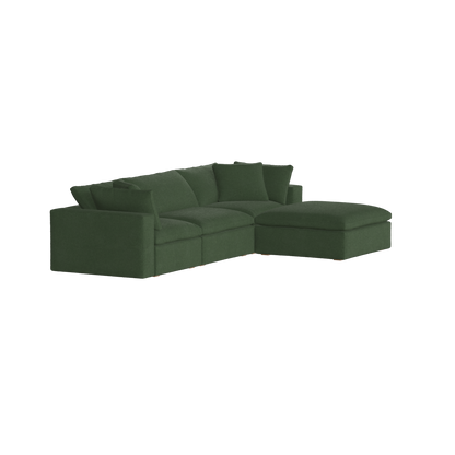 Ari three seater modular corner Sofa With Full Fabric Customisation