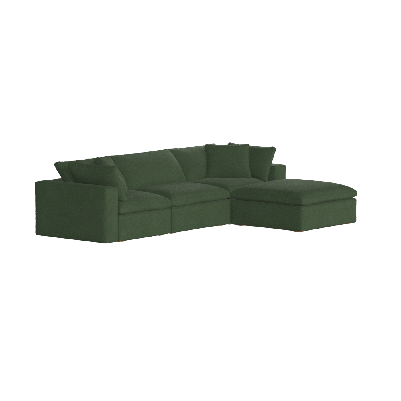 Ari three seater modular corner Sofa With Full Fabric Customisation