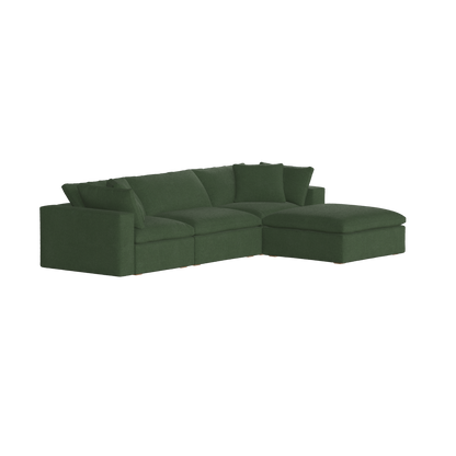 Ari three seater modular corner Sofa With Full Fabric Customisation
