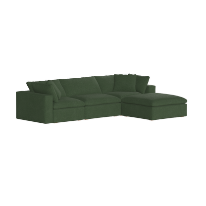 Ari three seater modular corner Sofa With Full Fabric Customisation