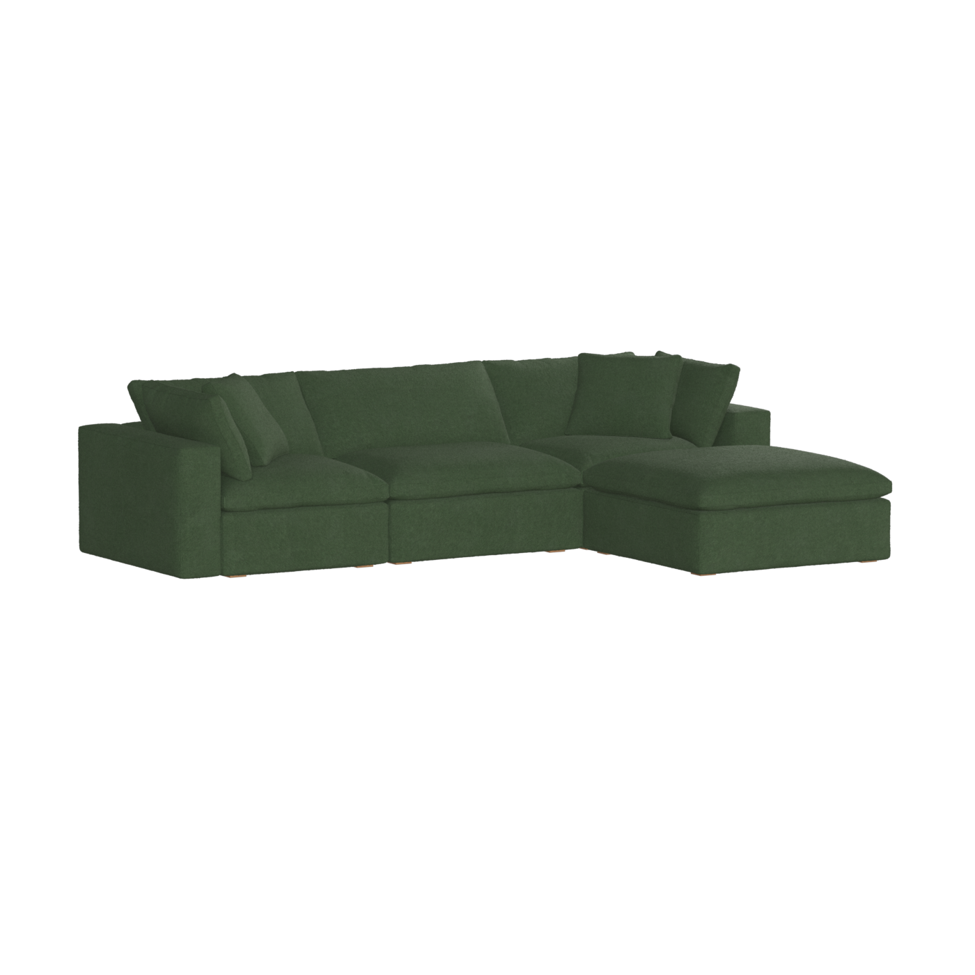 Ari three seater modular corner Sofa With Full Fabric Customisation