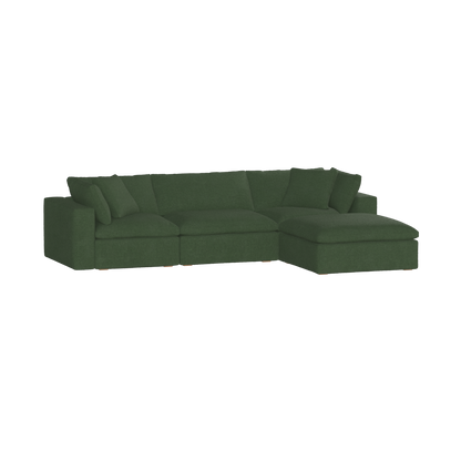Ari three seater modular corner Sofa With Full Fabric Customisation