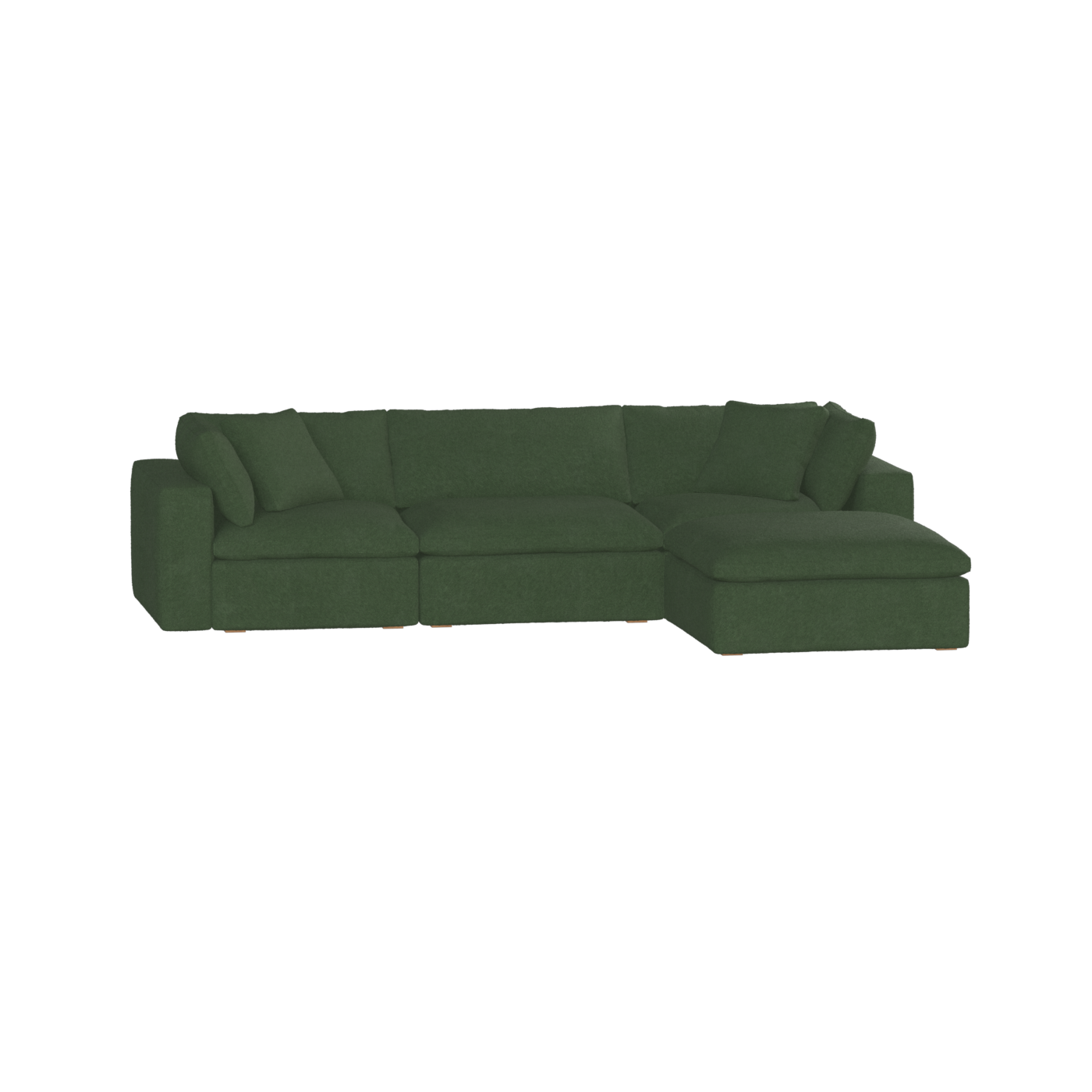 Ari three seater modular corner Sofa With Full Fabric Customisation