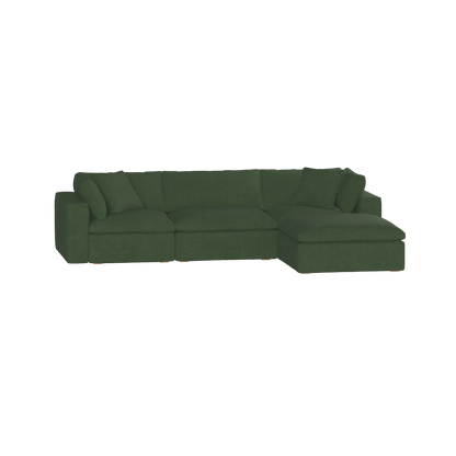 Ari three seater modular corner Sofa With Full Fabric Customisation