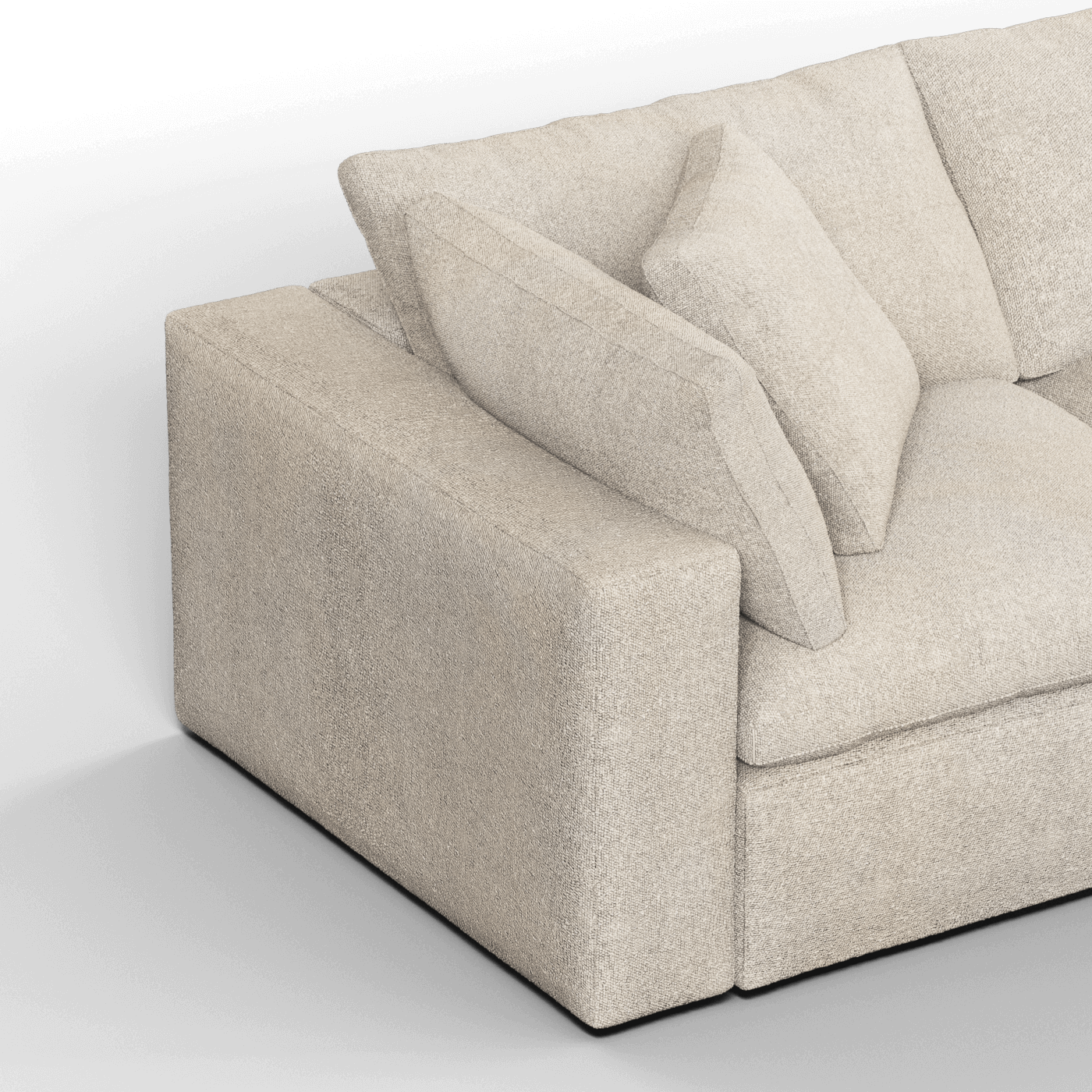 Ari three seater modular corner Sofa