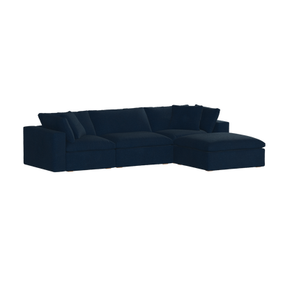 Ari three seater modular corner Sofa With Full Fabric Customisation