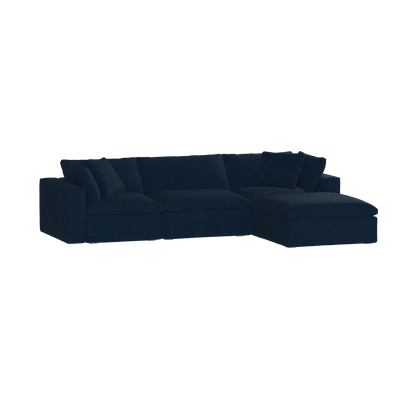 Ari three seater modular corner Sofa With Full Fabric Customisation