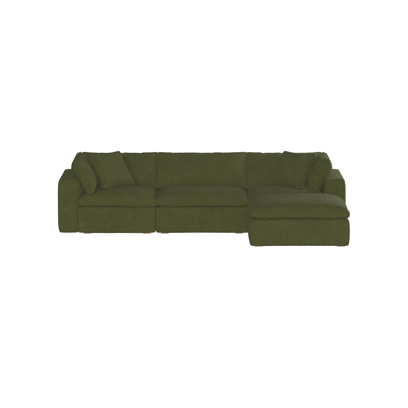 Ari three seater modular corner Sofa With Full Fabric Customisation