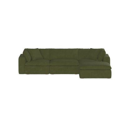 Ari three seater modular corner Sofa With Full Fabric Customisation