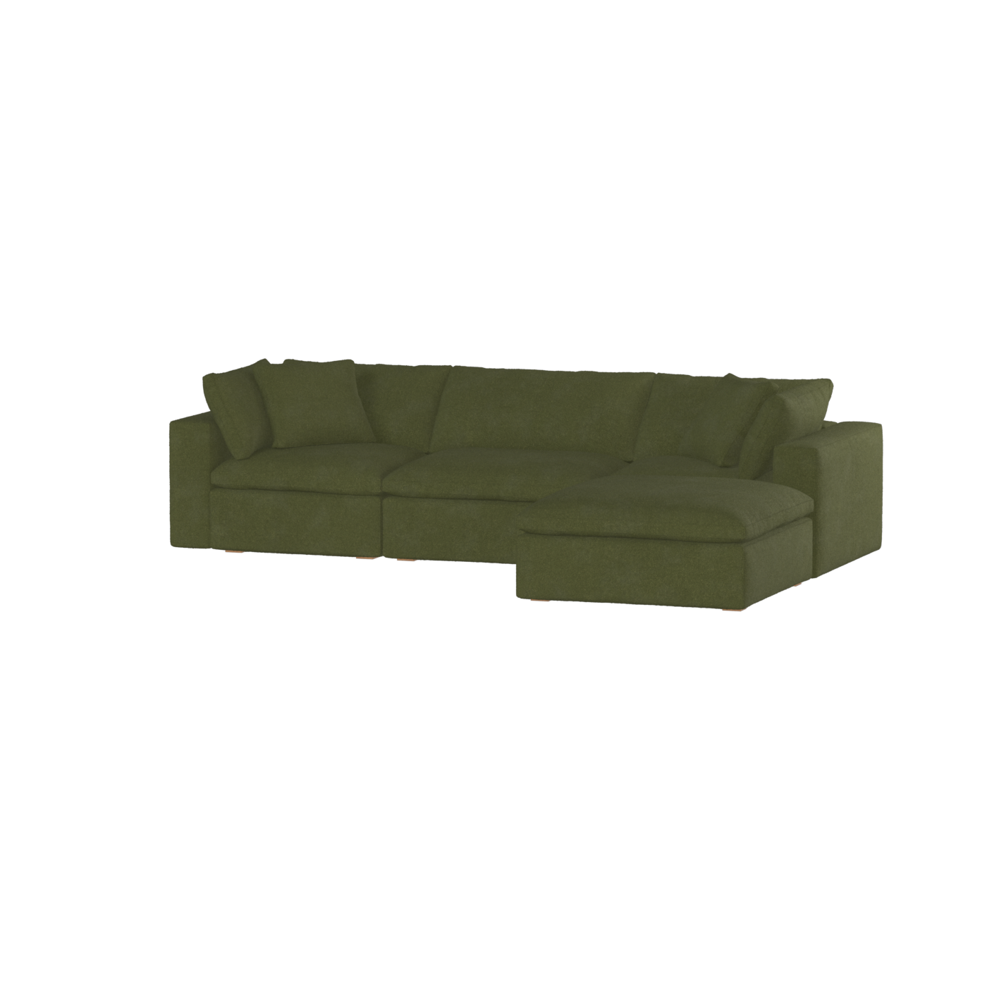 Ari three seater modular corner Sofa With Full Fabric Customisation