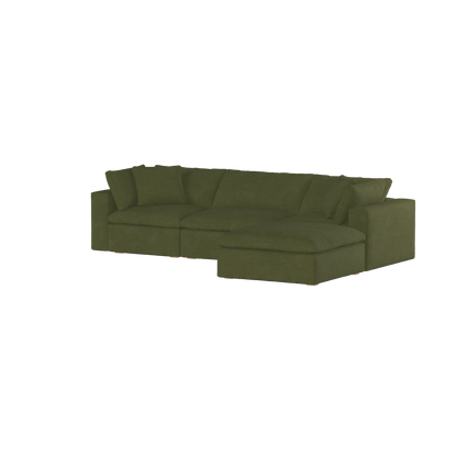 Ari three seater modular corner Sofa With Full Fabric Customisation