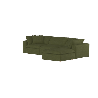 Ari three seater modular corner Sofa With Full Fabric Customisation