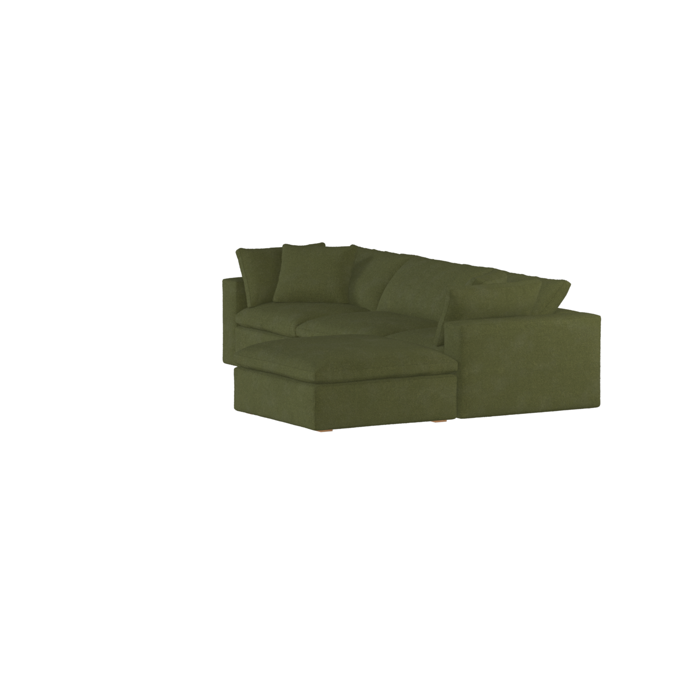 Ari three seater modular corner Sofa With Full Fabric Customisation