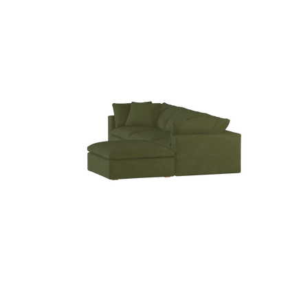 Ari three seater modular corner Sofa With Full Fabric Customisation