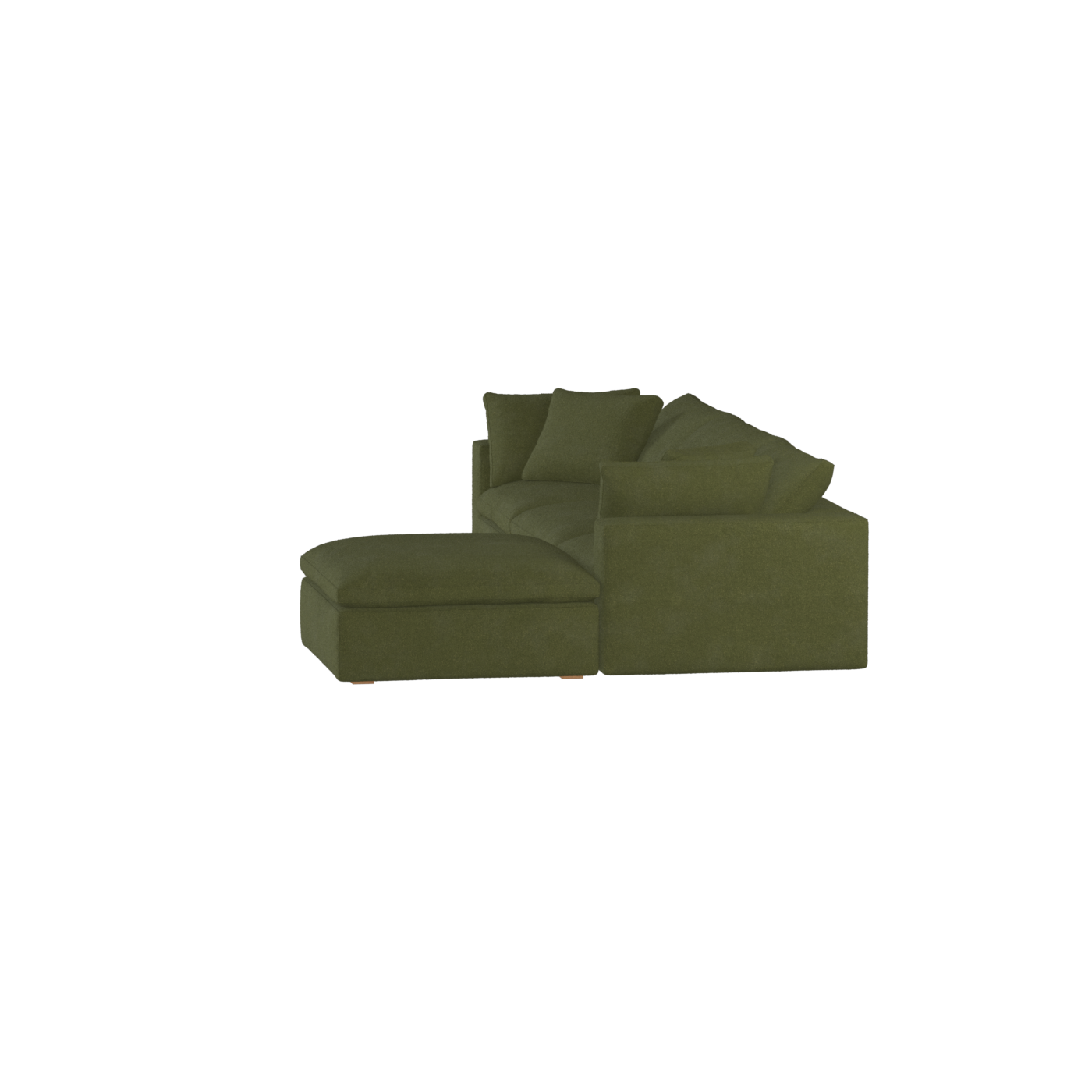 Ari three seater modular corner Sofa With Full Fabric Customisation
