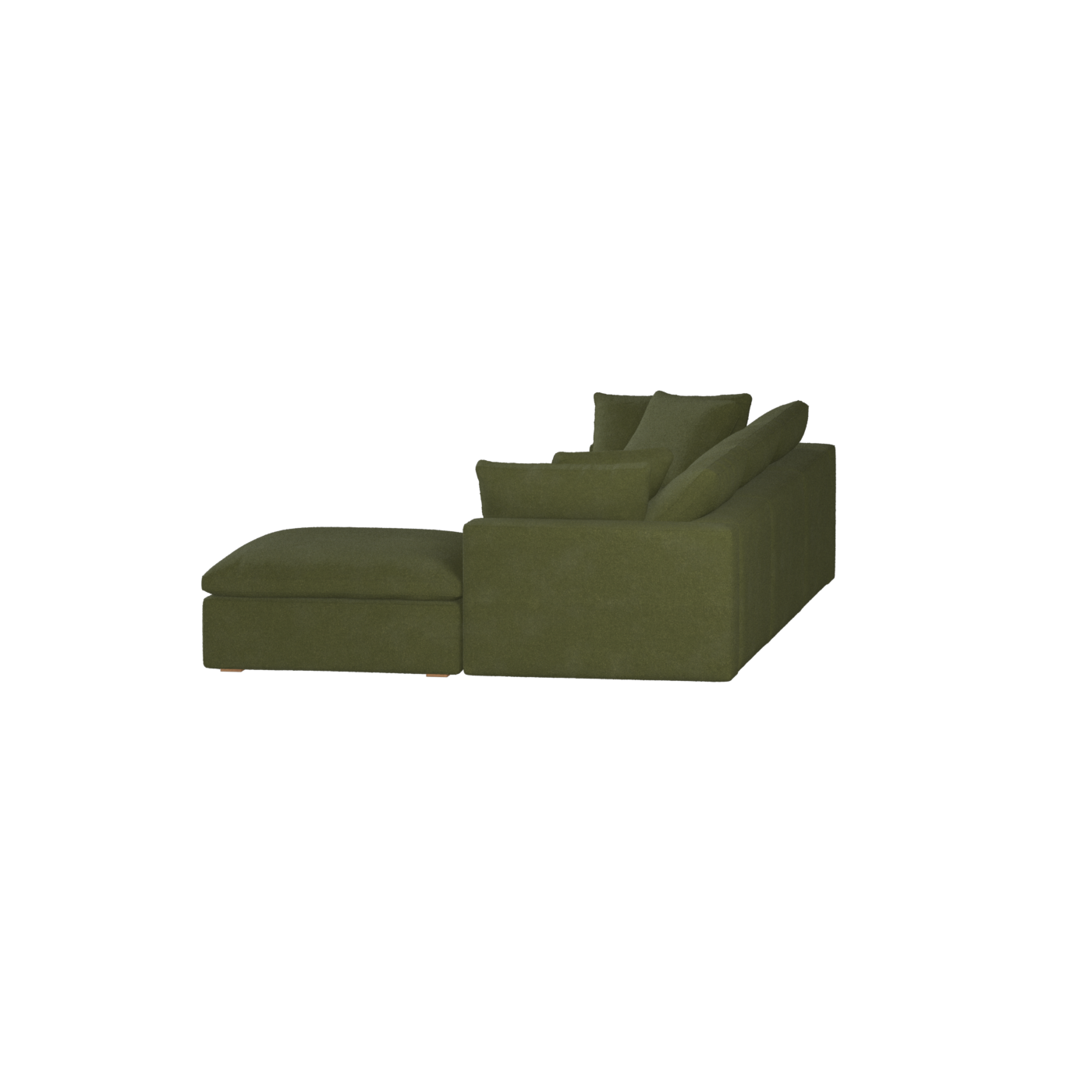 Ari three seater modular corner Sofa With Full Fabric Customisation