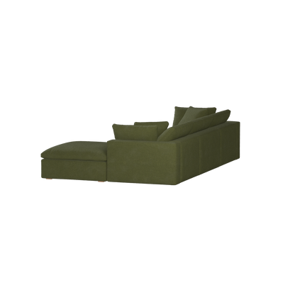 Ari three seater modular corner Sofa With Full Fabric Customisation