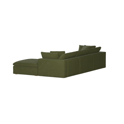 Ari three seater modular corner Sofa With Full Fabric Customisation