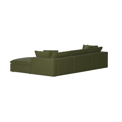 Ari three seater modular corner Sofa With Full Fabric Customisation