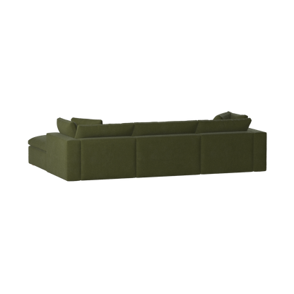 Ari three seater modular corner Sofa With Full Fabric Customisation