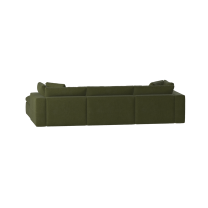 Ari three seater modular corner Sofa With Full Fabric Customisation