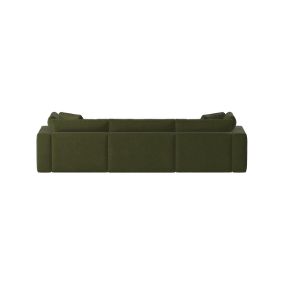 Ari three seater modular corner Sofa With Full Fabric Customisation