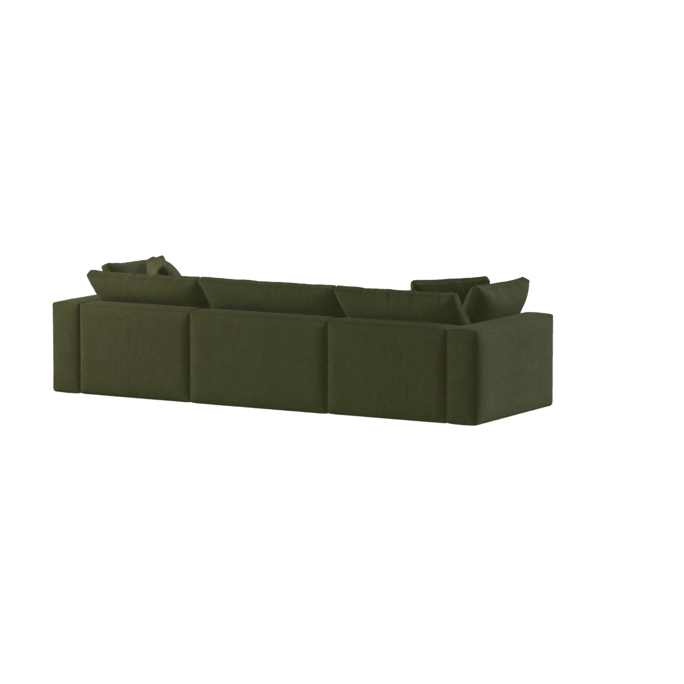 Ari three seater modular corner Sofa With Full Fabric Customisation