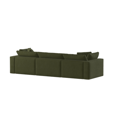 Ari three seater modular corner Sofa With Full Fabric Customisation