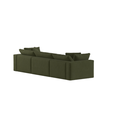 Ari three seater modular corner Sofa With Full Fabric Customisation
