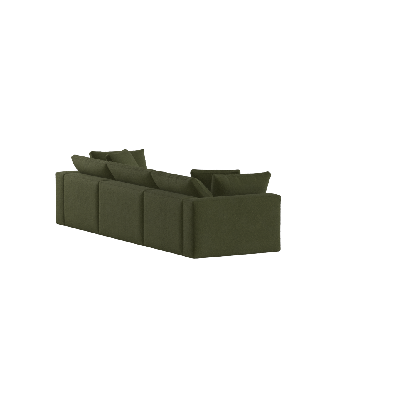 Ari three seater modular corner Sofa With Full Fabric Customisation