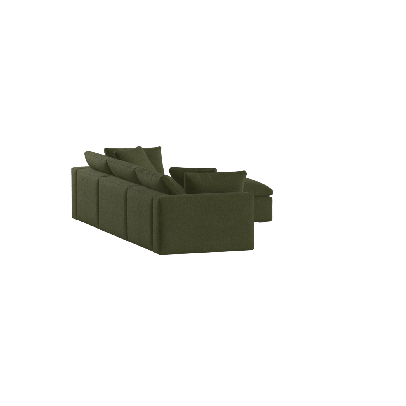 Ari three seater modular corner Sofa With Full Fabric Customisation