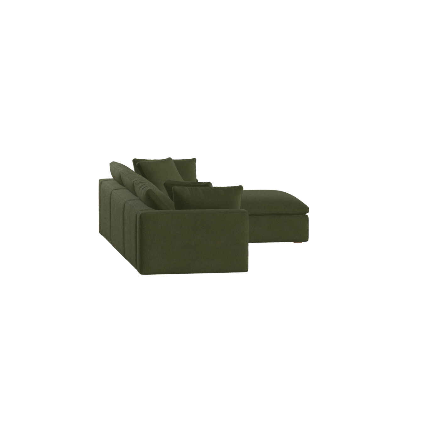 Ari three seater modular corner Sofa With Full Fabric Customisation