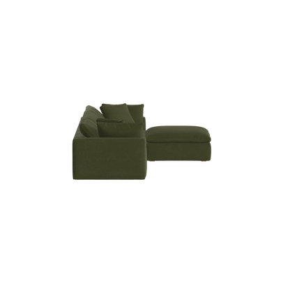 Ari three seater modular corner Sofa With Full Fabric Customisation
