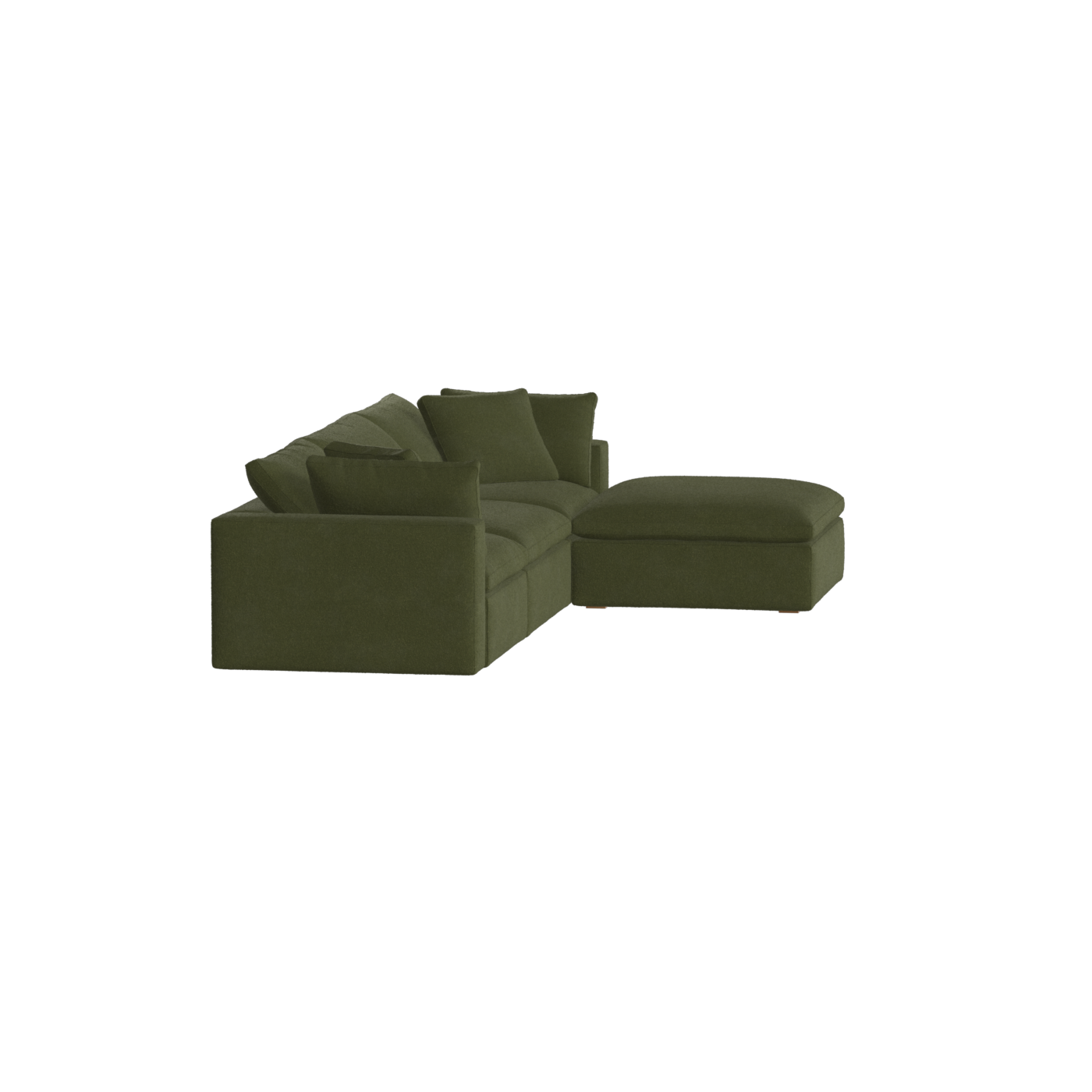 Ari three seater modular corner Sofa With Full Fabric Customisation
