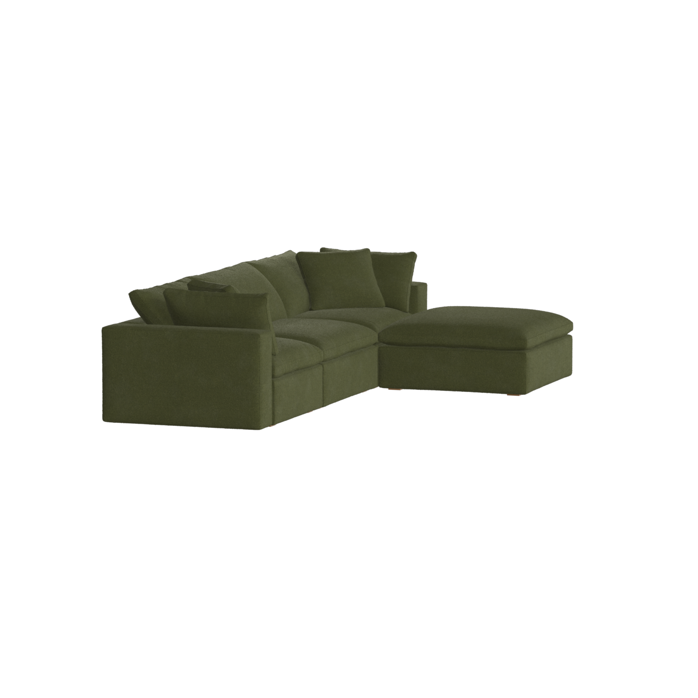 Ari three seater modular corner Sofa With Full Fabric Customisation