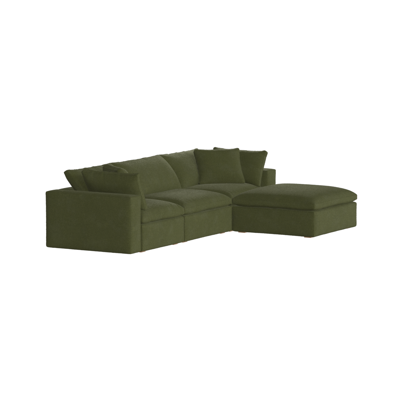 Ari three seater modular corner Sofa With Full Fabric Customisation