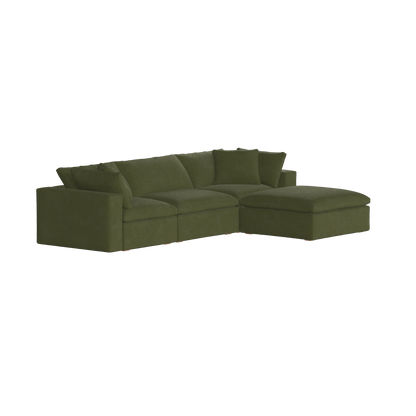 Ari three seater modular corner Sofa With Full Fabric Customisation
