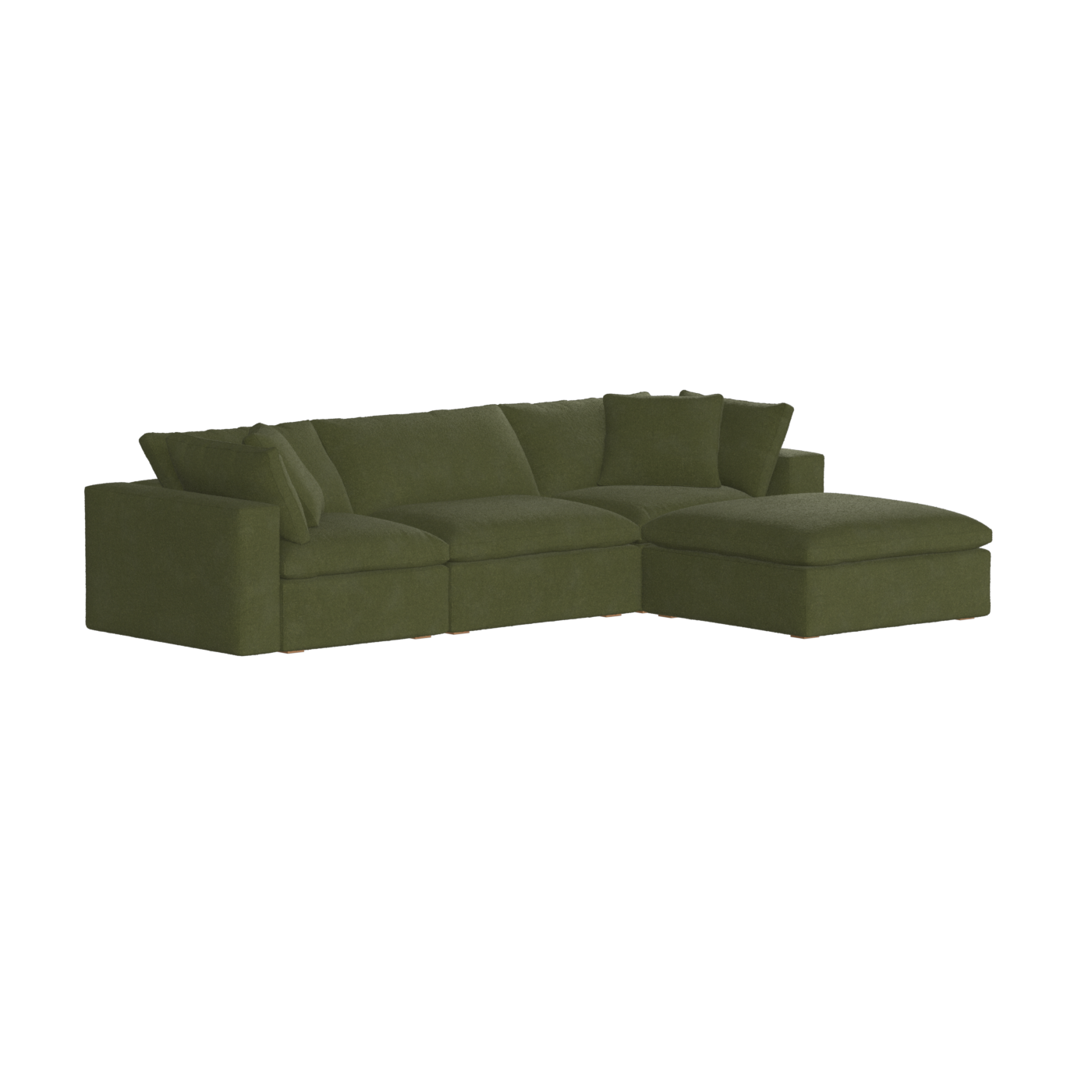 Ari three seater modular corner Sofa With Full Fabric Customisation