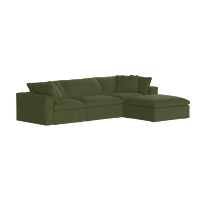 Ari three seater modular corner Sofa With Full Fabric Customisation